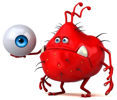 Fun germ - 3D Illustration