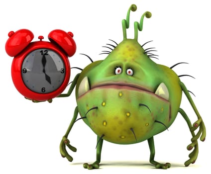 Fun germ - 3D Illustration