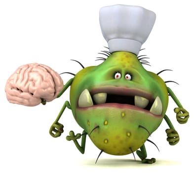 Fun germ - 3D Illustration