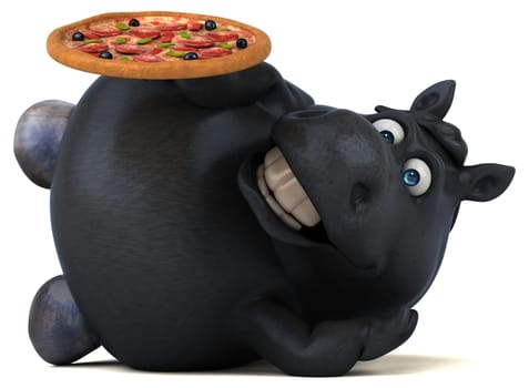 Fun horse - 3D Illustration