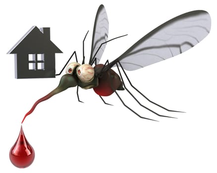 Mosquito - 3D Illustration
