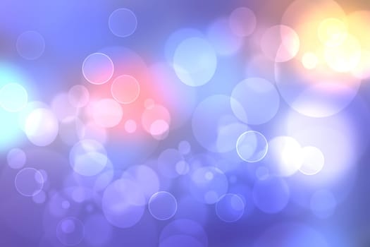 Abstract blurred fresh vivid spring summer light delicate pastel gradient blue turquoise pink bokeh background texture with bright circular soft color lights. Beautiful backdrop illustration.
