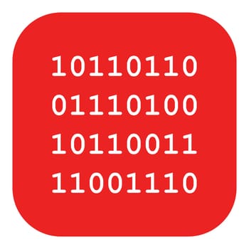 Binary code and app icon