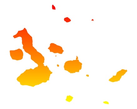 Map of Galapagos Islands