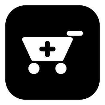 Shopping cart and app icon