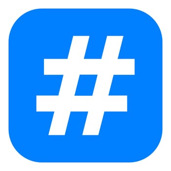 Hashtag and app icon