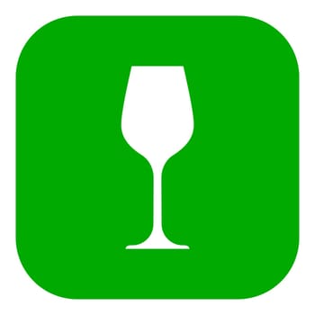 Wine glass and app icon