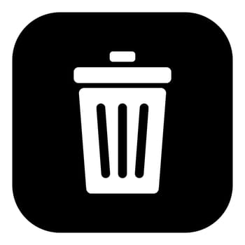 Waste bin and app icon