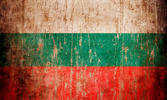 Grange textured flag of Bulgaria
