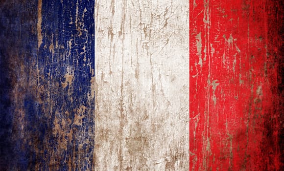 Grange textured flag of France