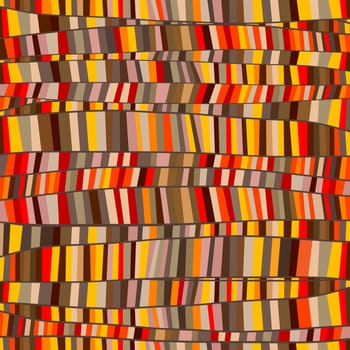 Doodle colorful geometric striped african style pattern