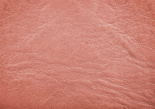 Natural pink leather texture close up
