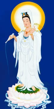 Avalokitesvara Bodhisattva chinese culture holy illustration