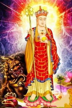 buddha  peace wisdom meditating  enlighted position illustration