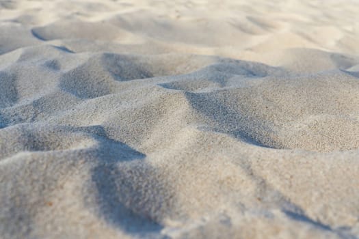 fine grained sand on the beach of the Polish Baltic coast