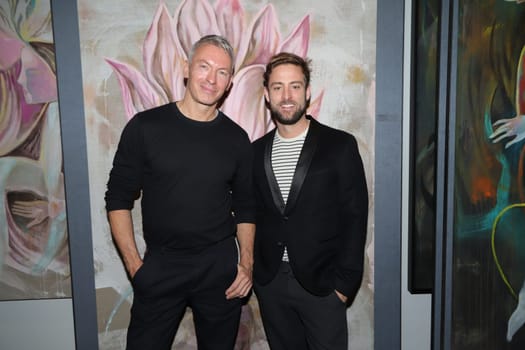 Maximilian Magnus and Olaf Hajek  Exhibition. Exhibition of the artists   in the D1 Gallery Hamburg