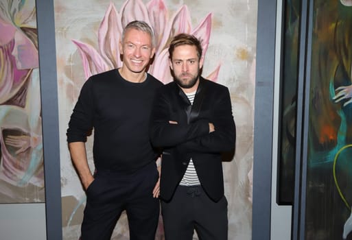 Maximilian Magnus and Olaf Hajek  Exhibition. Exhibition of the artists   in the D1 Gallery Hamburg