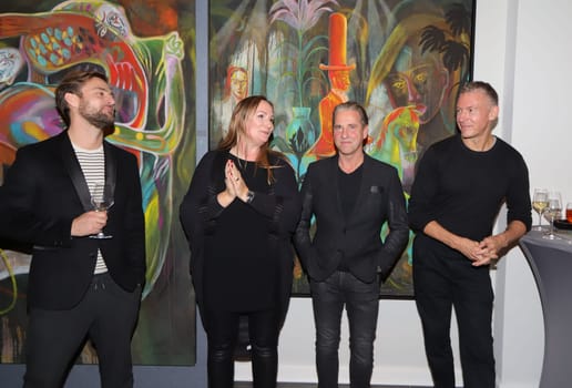 Olaf Hajek   ,Bianca Daniel , Volker Daniel ,  Maximilian Magnus dExhibition. Exhibition of the artists   in the D1 Gallery Hamburg