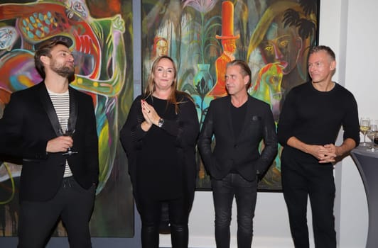 Olaf Hajek   ,Bianca Daniel , Volker Daniel ,  Maximilian Magnus dExhibition. Exhibition of the artists   in the D1 Gallery Hamburg