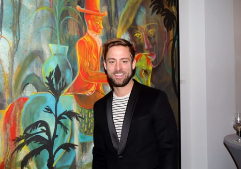 Artist Olaf Hajek Vernissage . Exhibition of the artists   in the D1 Gallery Hamburg
