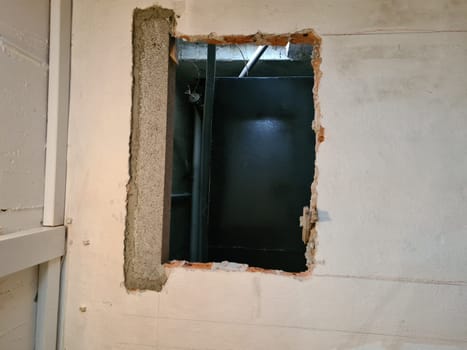 Through or continuous lintel construction over the block work above door height Level in an residential project site