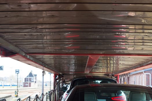 The car train to westerland on sylt