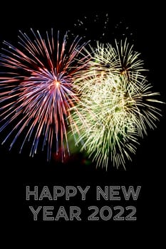 Luxury firework event sky show turn of the year celebration. Holidays season party time. Premium entertainment nightlife background.
