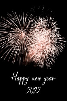 Luxury firework event sky show turn of the year celebration. Holidays season party time. Premium entertainment nightlife background.