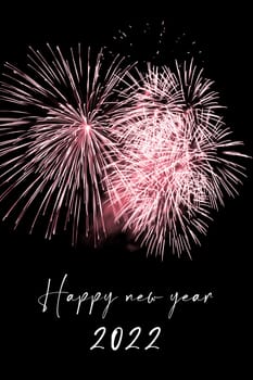 Luxury firework event sky show turn of the year celebration. Holidays season party time. Premium entertainment nightlife background.