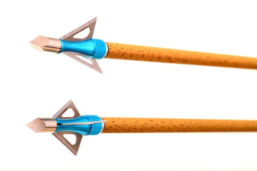 Hunting Arrow point isolated over a white background