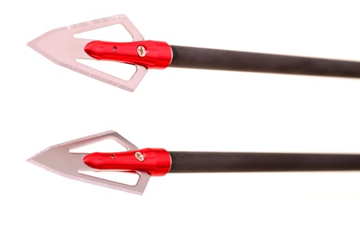 Hunting Arrow point isolated over a white background