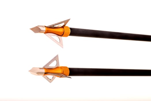 Hunting Arrow point isolated over a white background