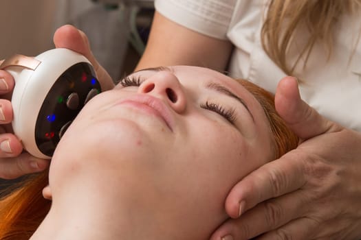 Tired worried man enjoying therapeutic massage