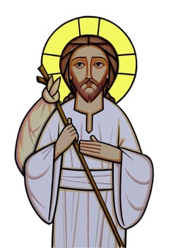 Jesus Christ sacred love peace faith holy heaven  spirit illustration