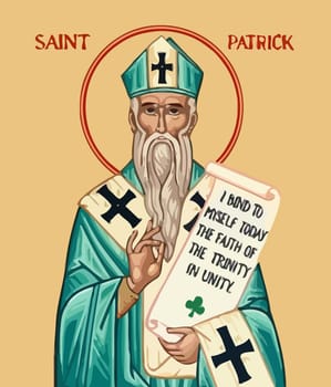 saint  patrick faith religion illustration