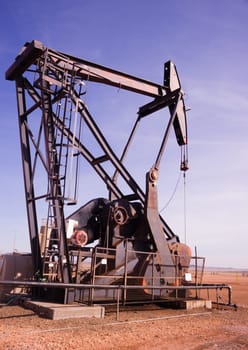 A device used for oil exploration in Texas