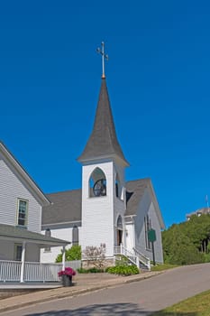 Old Church on Historic Mackinac Island in Michigan