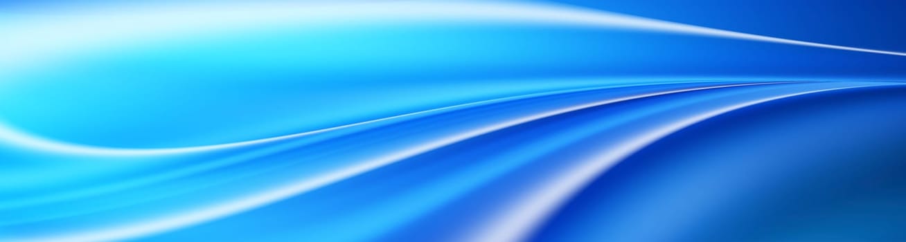 abstract blue background with smooth light lines