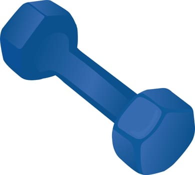 Dumbell vector illustration on a white background isolated
