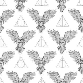 Hand drawn teenage pattern for concept design. Light background. Trendy backdrop creative background. Hand drawn.