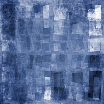 Blue textured grunge canvas background