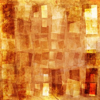 Orange textured grunge canvas background