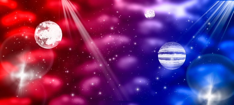 abstact cosmos ilustration - background