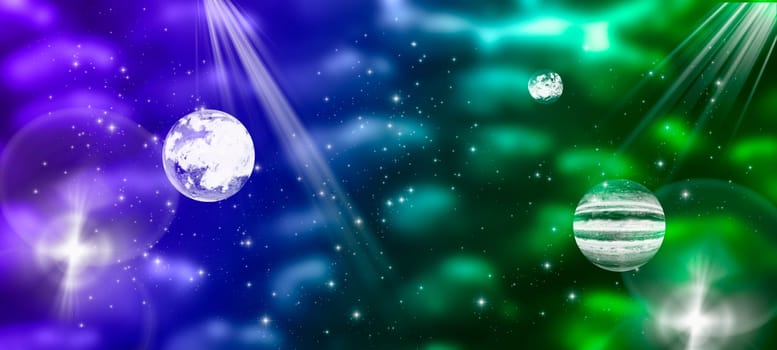 abstact cosmos ilustration - background