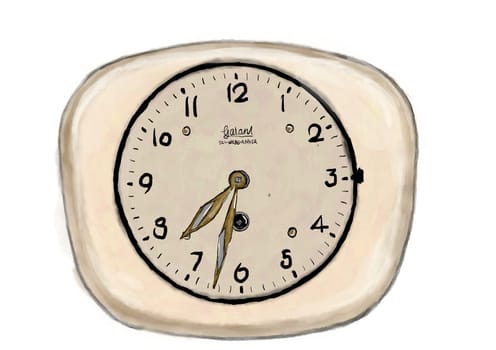 Vintage 50´s Wallclock