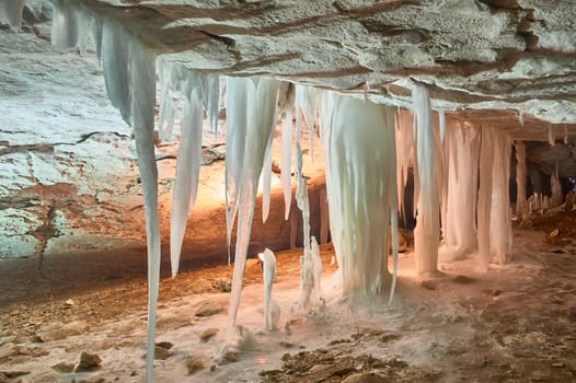 Pinezhsky karst caves in the Arkhangelsk region . High quality photo