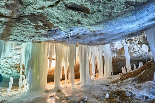 Pinezhsky karst caves in the Arkhangelsk region . High quality photo