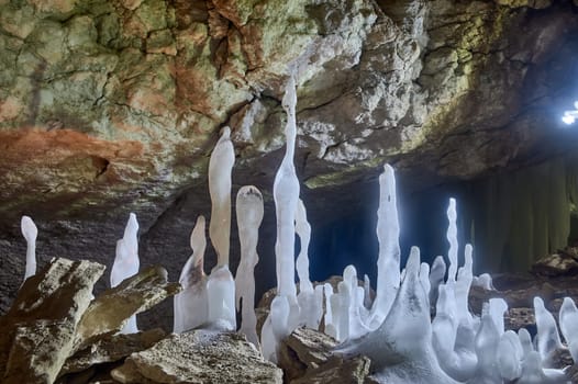 Pinezhsky karst caves in the Arkhangelsk region . High quality photo