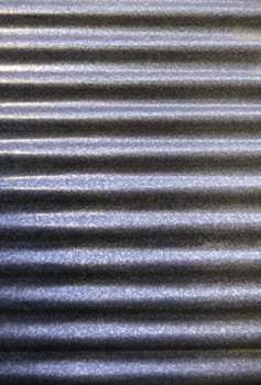 Metal wall detail for protection and security