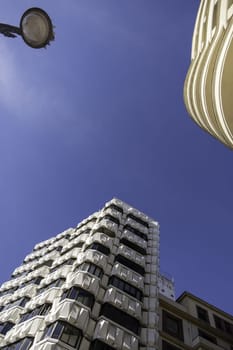 Detail of modern architecture in the city